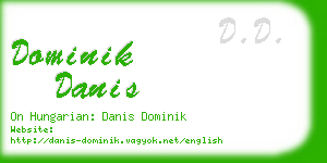 dominik danis business card